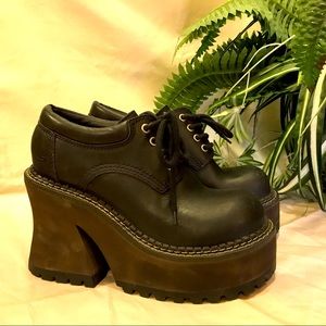 Goth Platform Shoes Skechers vintage circa 2000